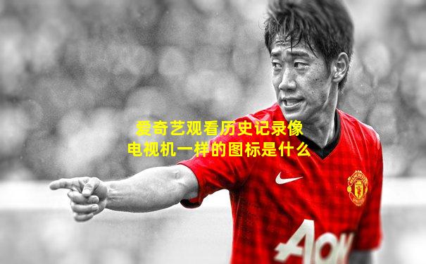 爱奇艺观看历史记录像电视机一样的图标是什么