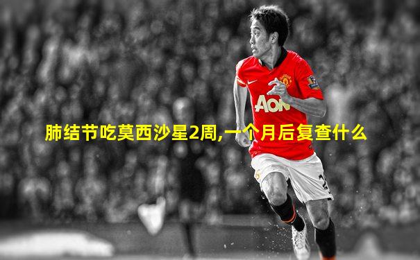 肺结节吃莫西沙星2周,一个月后复查什么